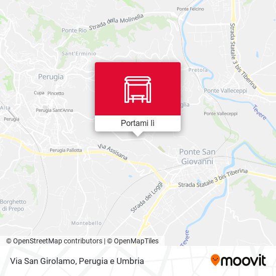 Mappa Via San Girolamo