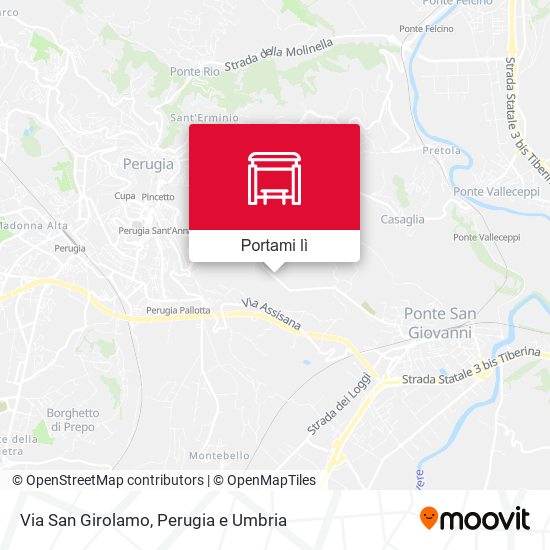 Mappa Via San Girolamo