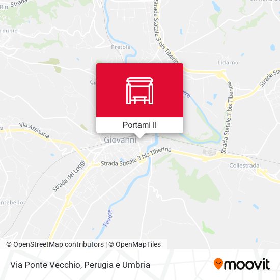 Mappa Via Ponte Vecchio