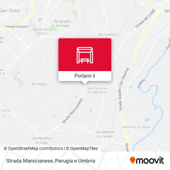 Mappa Strada Marscianese