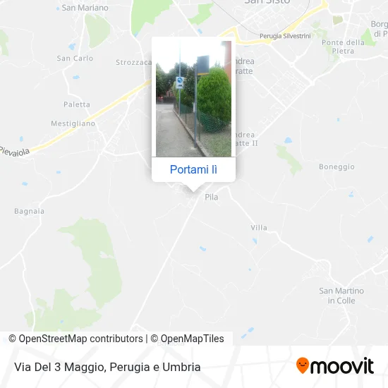 Mappa Via Del 3 Maggio