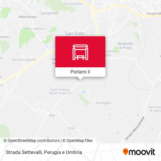 Mappa Strada Settevalli