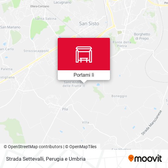 Mappa Strada Settevalli