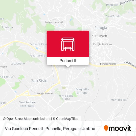 Mappa Via Gianluca Pennetti Pennella
