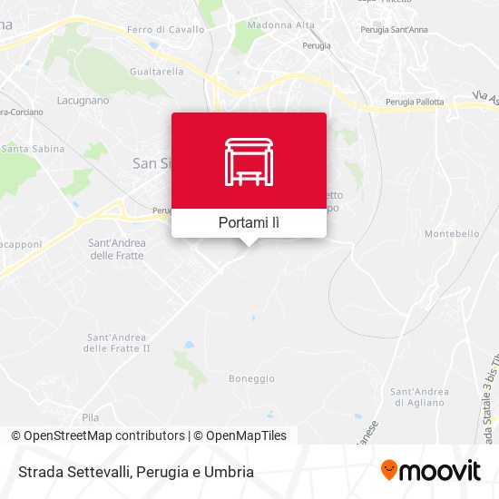 Mappa Strada Settevalli