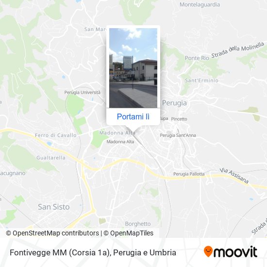 Mappa Fontivegge M​M (Corsia 1a)