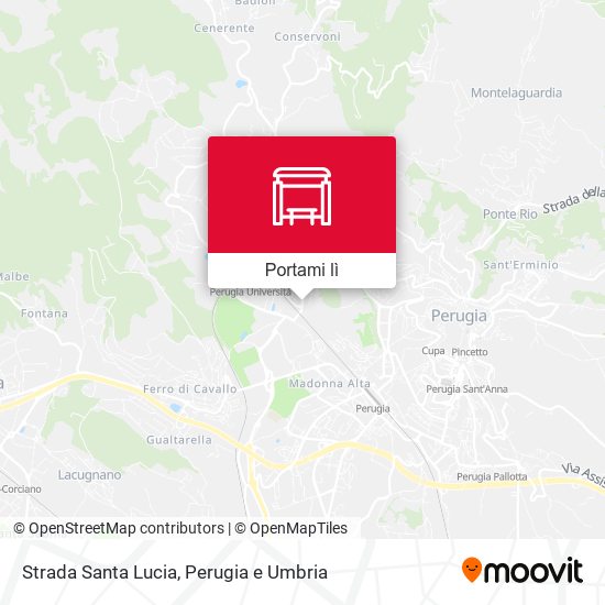 Mappa Strada Santa Lucia