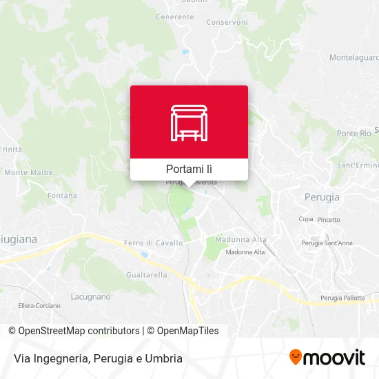 Mappa Via Ingegneria