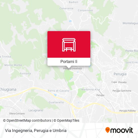 Mappa Via Ingegneria