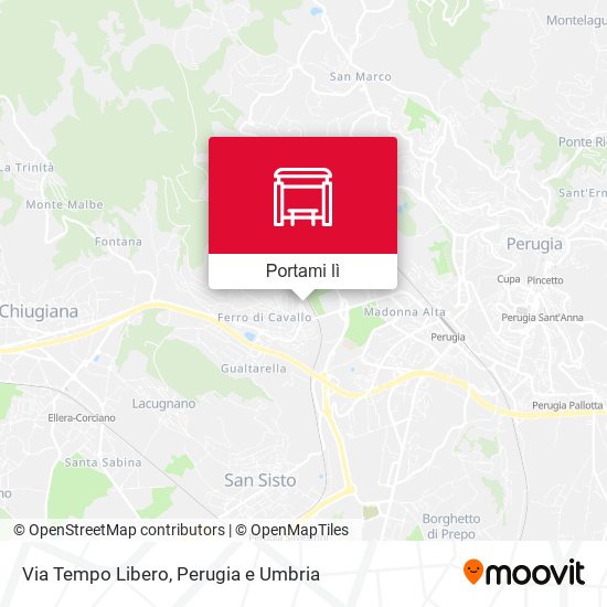 Mappa Via Tempo Libero