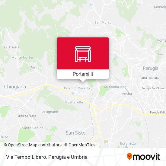 Mappa Via Tempo Libero