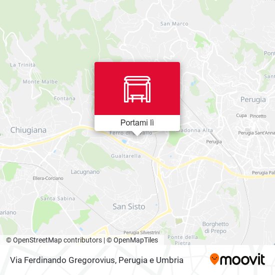 Mappa Via Ferdinando Gregorovius