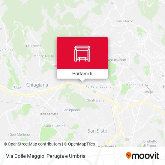 Mappa Via Colle Maggio