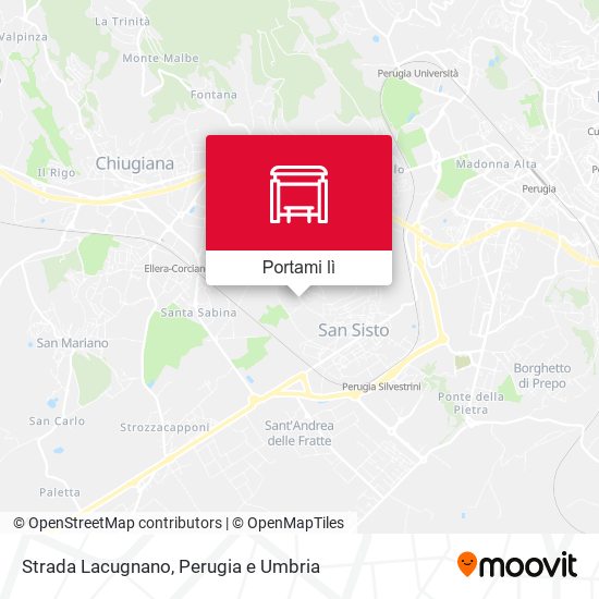 Mappa Strada Lacugnano