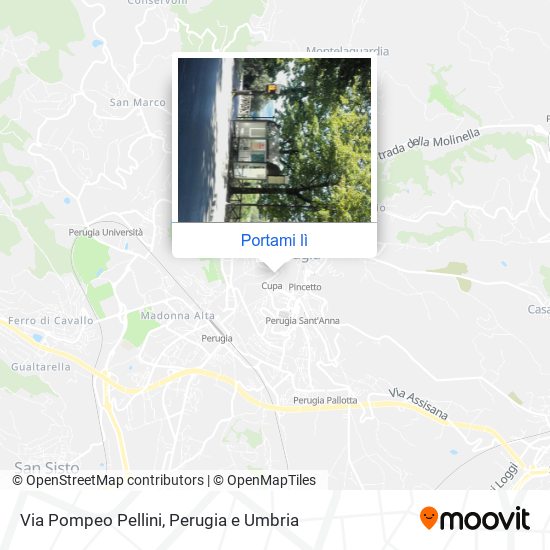 Mappa Via Pompeo Pellini
