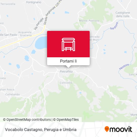 Mappa Vocabolo Castagno