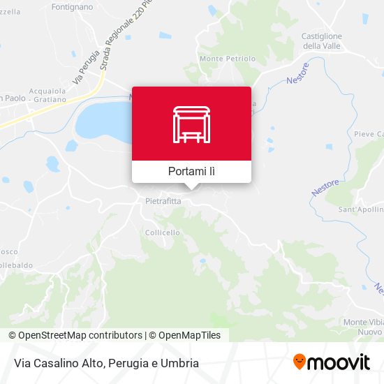 Mappa Via Casalino Alto