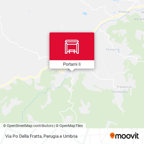 Mappa Via Po Della Fratta