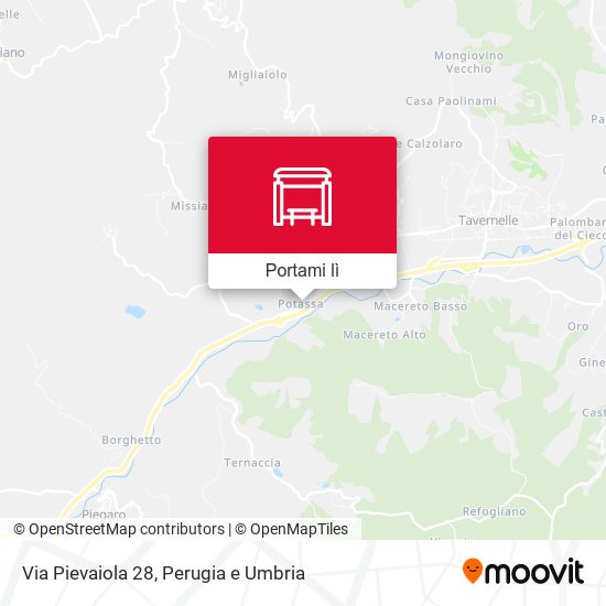 Mappa Via Pievaiola 28