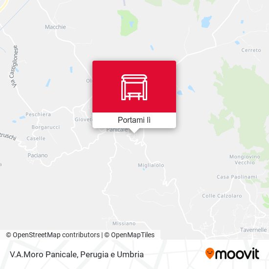 Mappa V.A.Moro Panicale