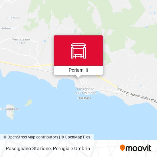 Mappa Passignano Stazione