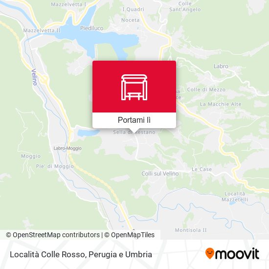 Mappa Località Colle Rosso