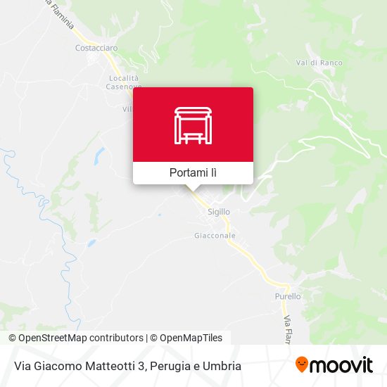 Mappa Via Giacomo Matteotti 3