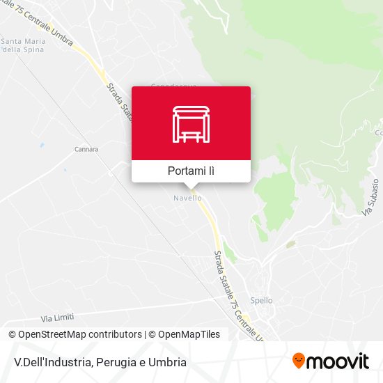 Mappa V.Dell'Industria