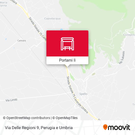 Mappa Via Delle Regioni 9