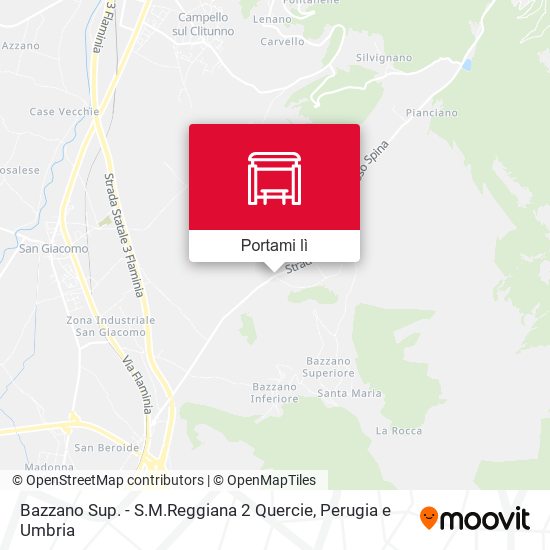 Mappa Bazzano Sup. - S.M.Reggiana 2 Quercie