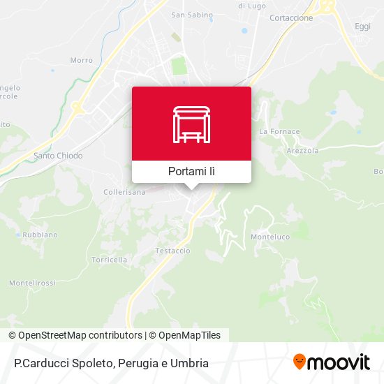 Mappa P.Carducci Spoleto