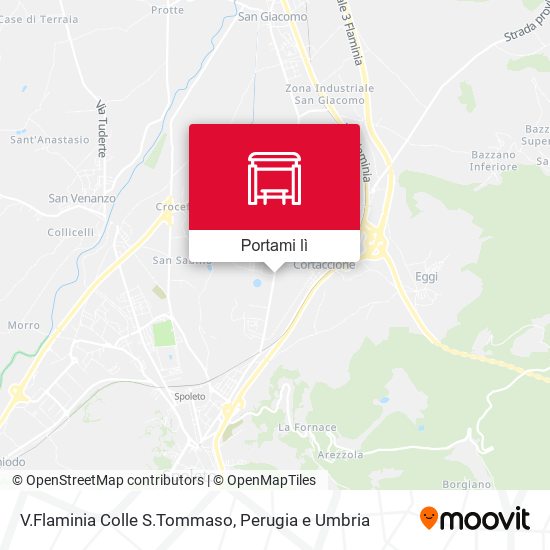 Mappa V.Flaminia Colle S.Tommaso