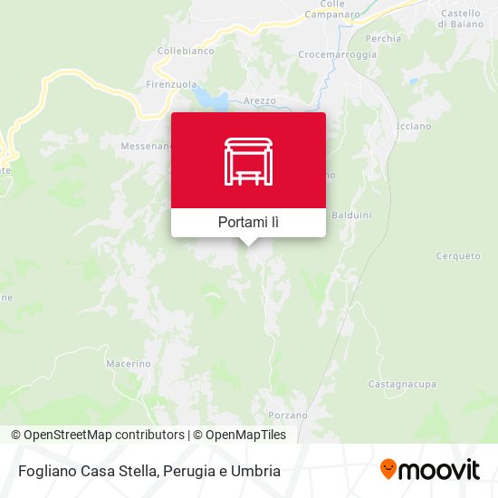 Mappa Fogliano Casa Stella