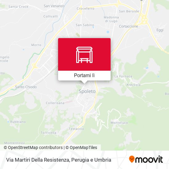 Mappa Via Martiri Della Resistenza