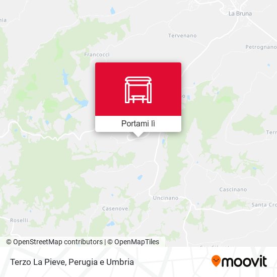 Mappa Terzo La Pieve