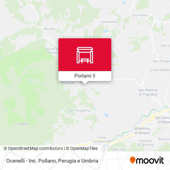 Mappa Ocenelli - Inc. Pollano