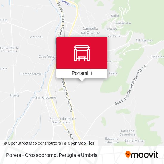 Mappa Poreta - Crossodromo