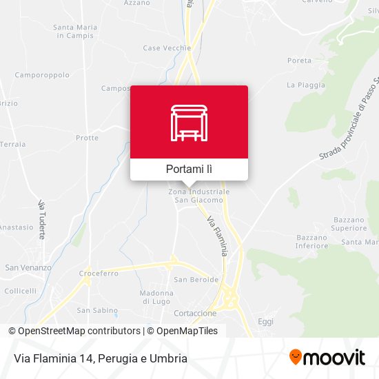 Mappa Via Flaminia 14