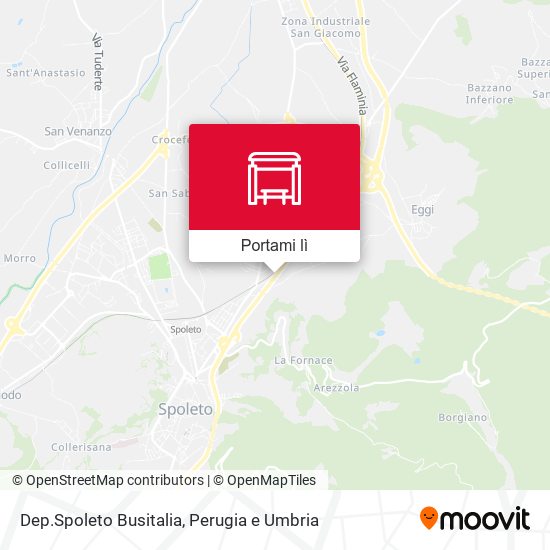 Mappa Dep.Spoleto Busitalia