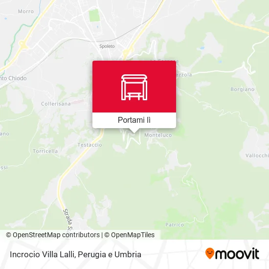 Mappa Incrocio Villa Lalli