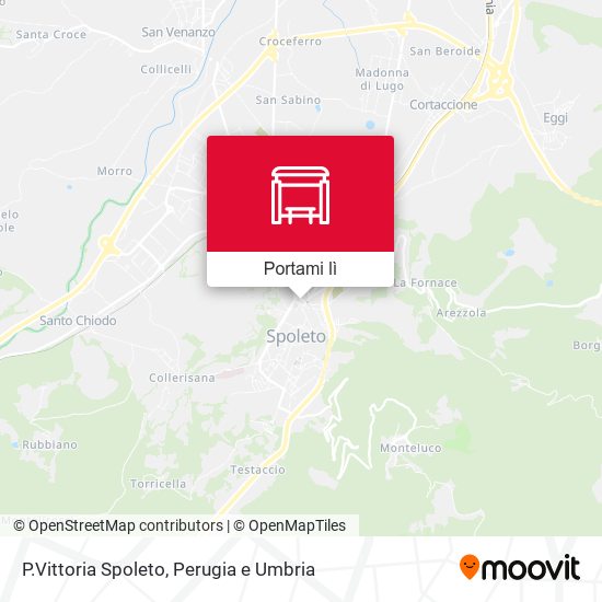 Mappa P.Vittoria Spoleto
