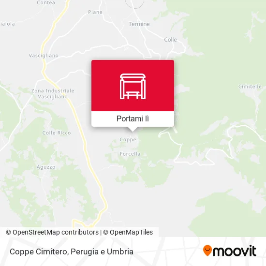 Mappa Coppe Cimitero