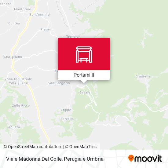 Mappa Viale Madonna Del Colle