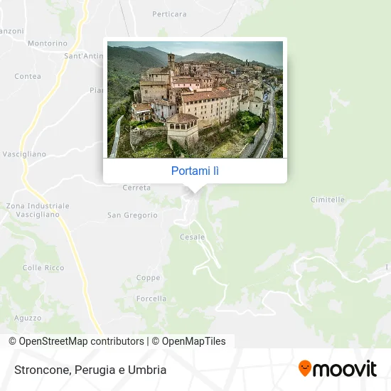 Mappa Stroncone