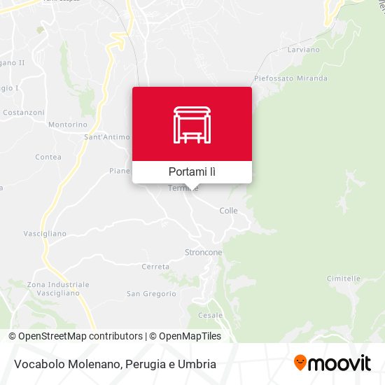 Mappa Vocabolo Molenano