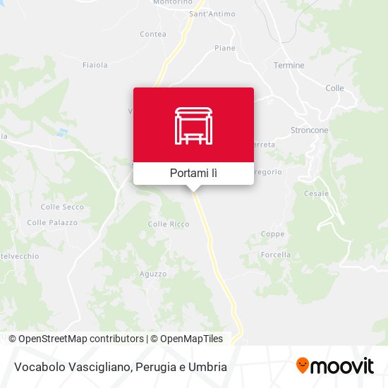 Mappa Vocabolo Vascigliano
