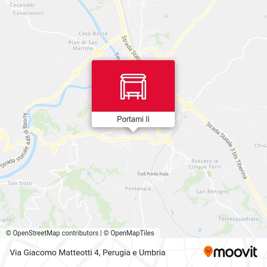 Mappa Via Giacomo Matteotti 4