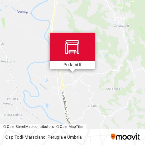 Mappa Osp.Todi-Marsciano