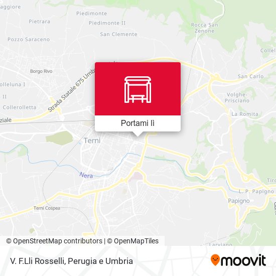 Mappa V. F.Lli Rosselli