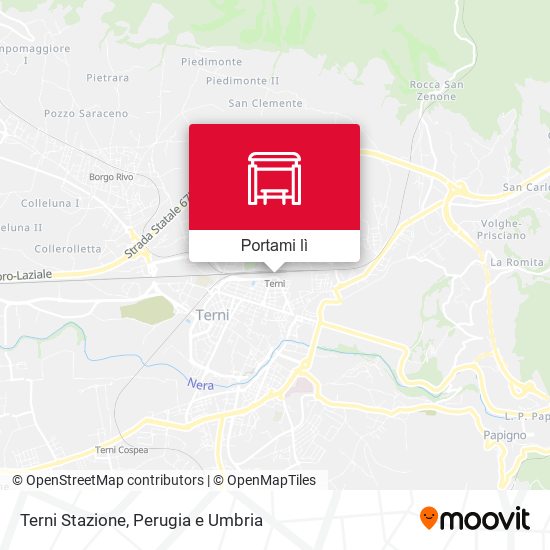 Mappa Terni Stazione